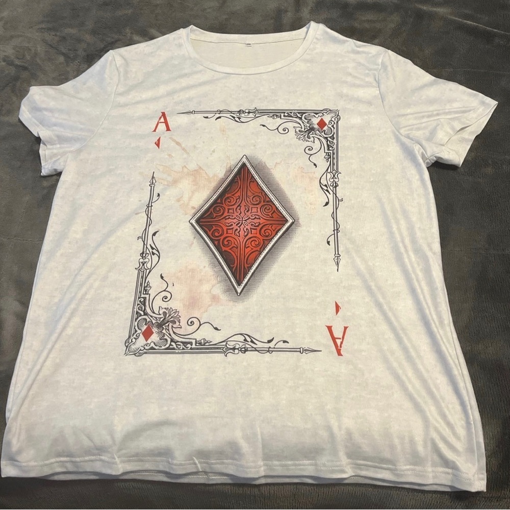 Ace of Diamonds Mens T-Shirts Size Large